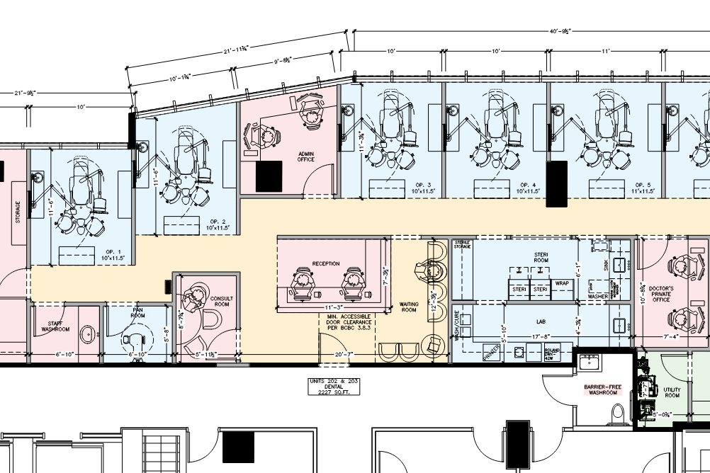 Space Planning for Dental Clinics — Tenant Improvement (view 2 of 3)